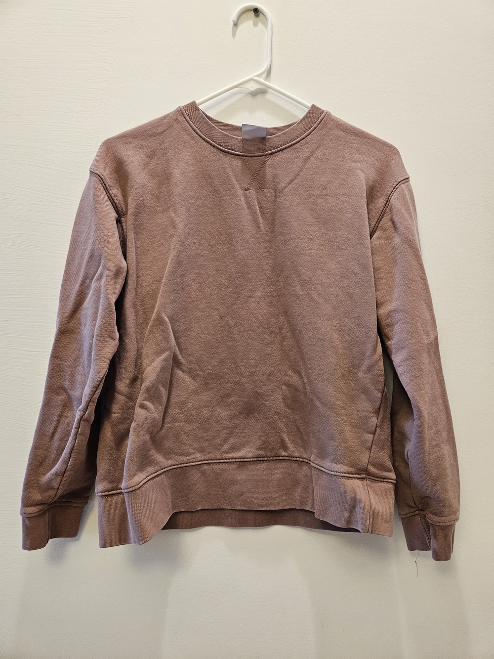Zara Faded Mauve Crewneck Sweatshirt